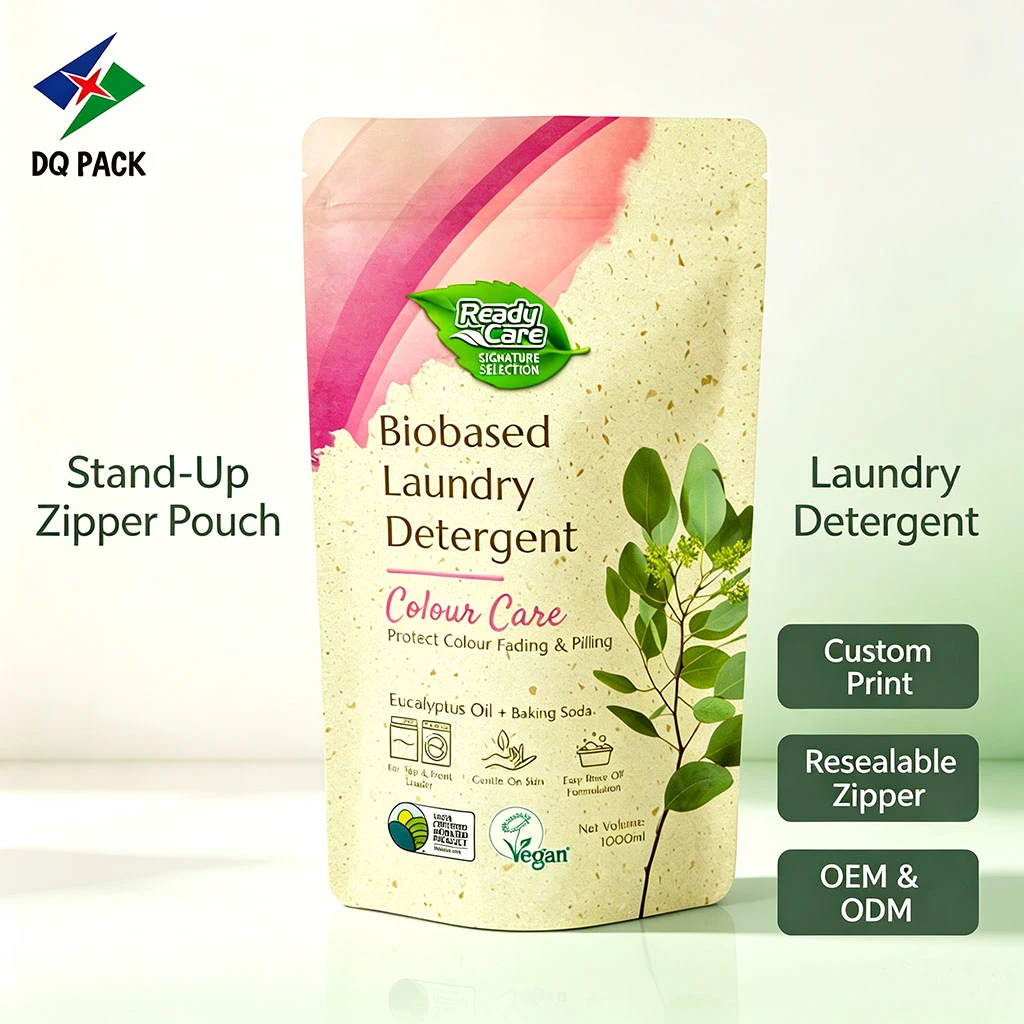 Custom Laundry Detergent Refill-Stand-Up Zipper-DQ-PACK-1