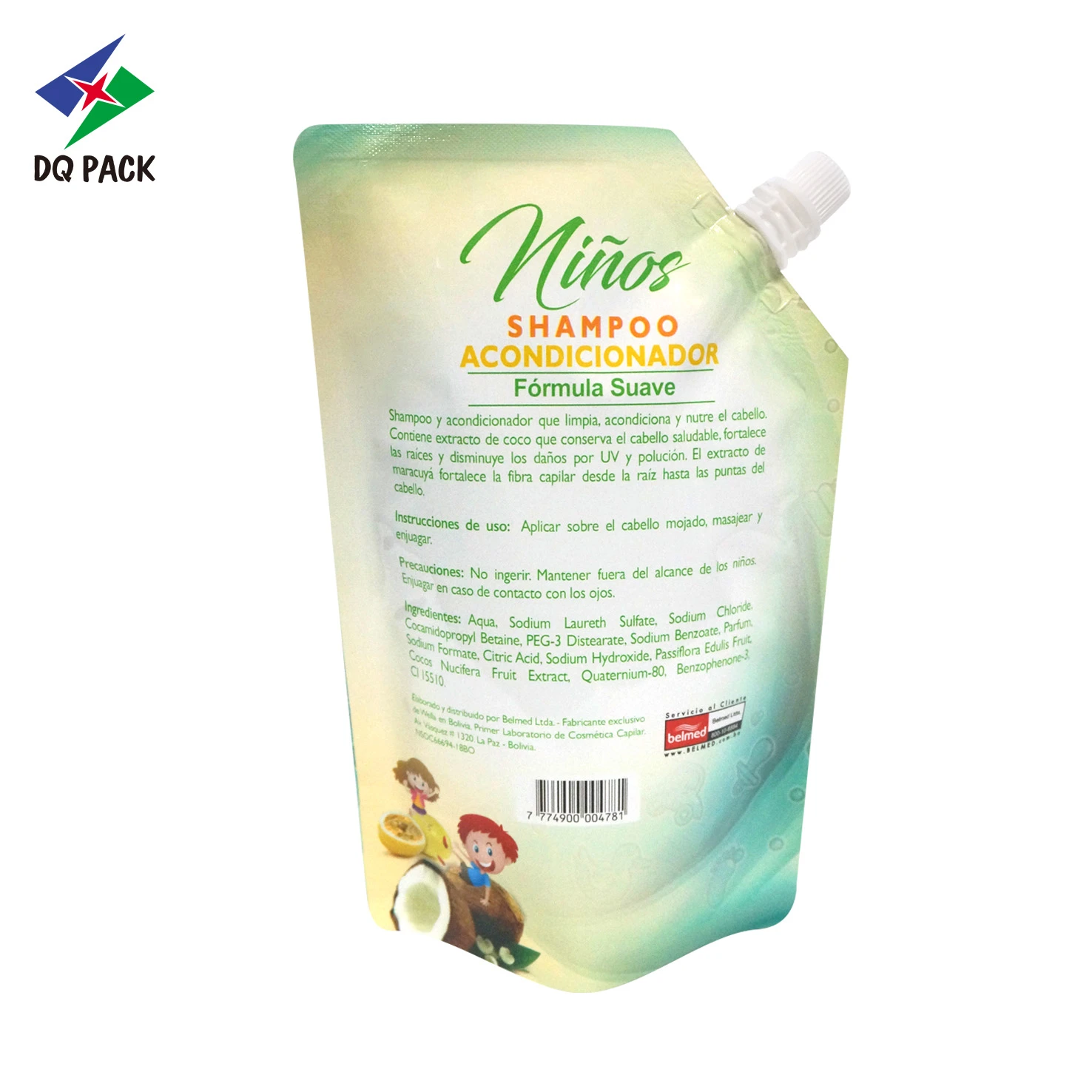 Custom Shampoo Spout Pouch-DQ-PACK-3