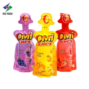 Custom Shape Plastic Juice Bag-Shaped Pouch-DQ PACK-1
