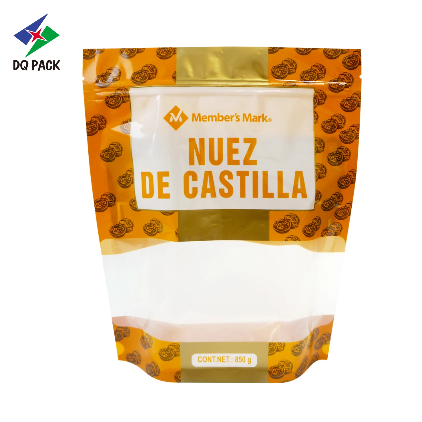 Custom Stand-Up Zipper Pouches-DQ PACK--1