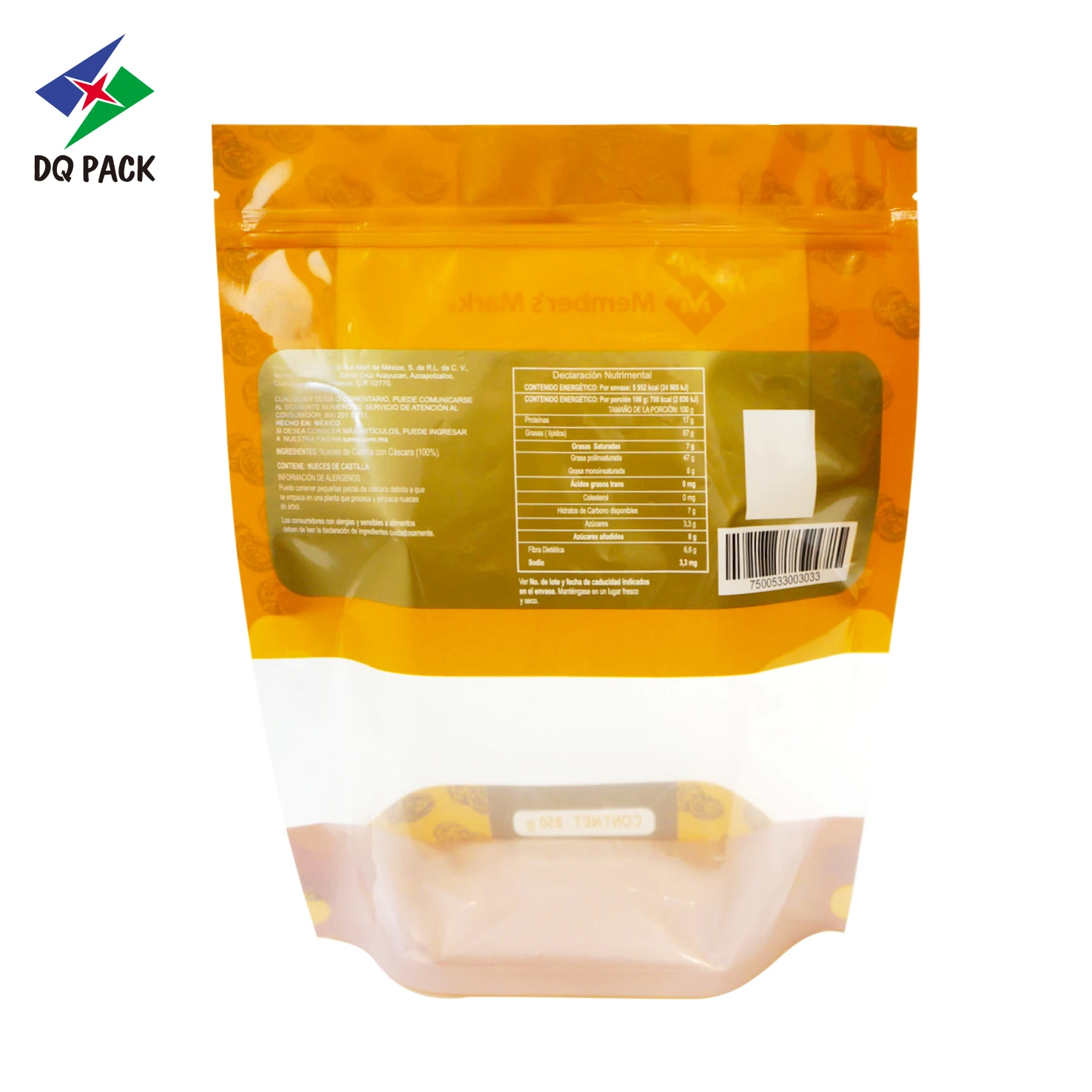Custom Stand-Up Zipper Pouches-DQ PACK--4