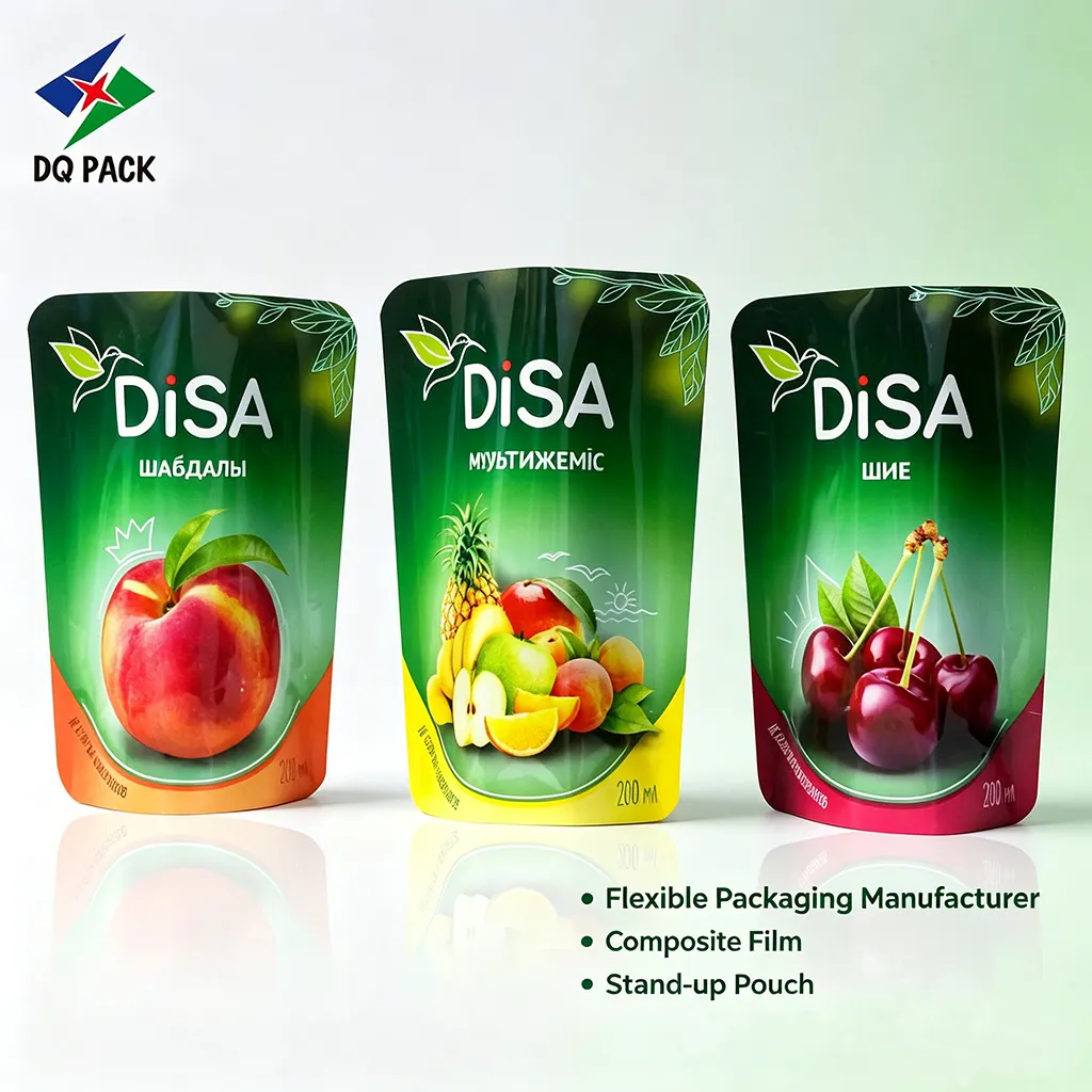 Custom Juice Pouch-Stand-Up Bag Wholesale-7