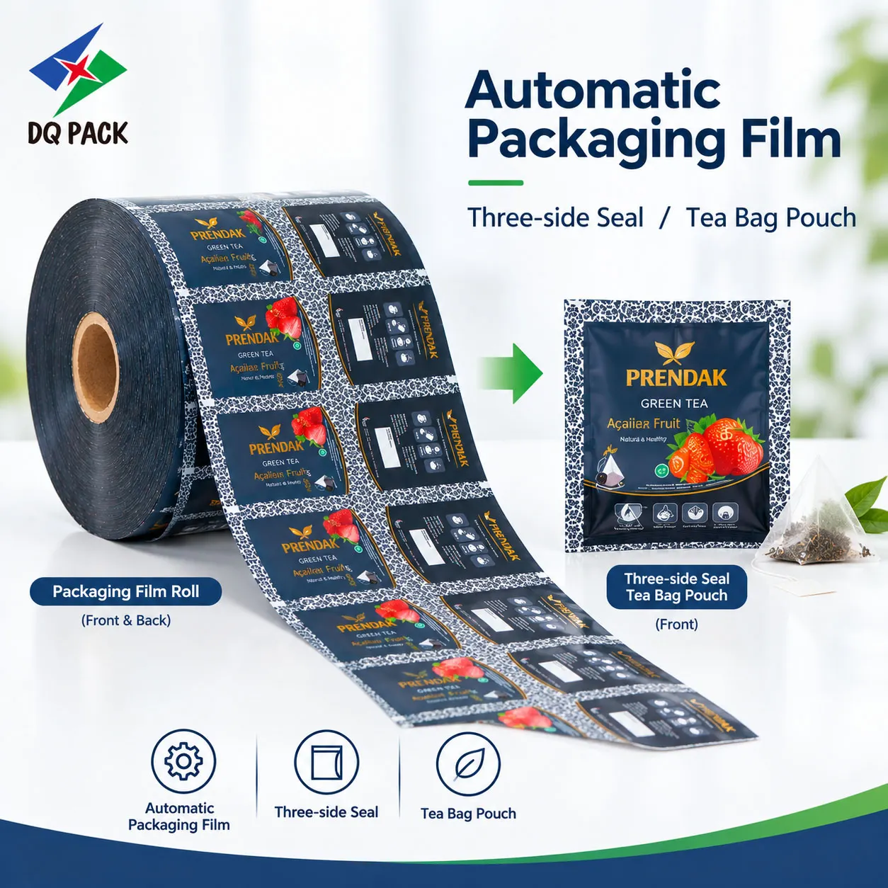 Custom Tea Bag Pouch Film Roll Supplier-6