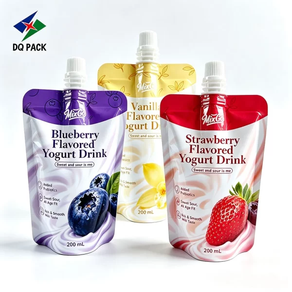 Custom Yogurt Drink Spout Pouches-DQ-PACK-1