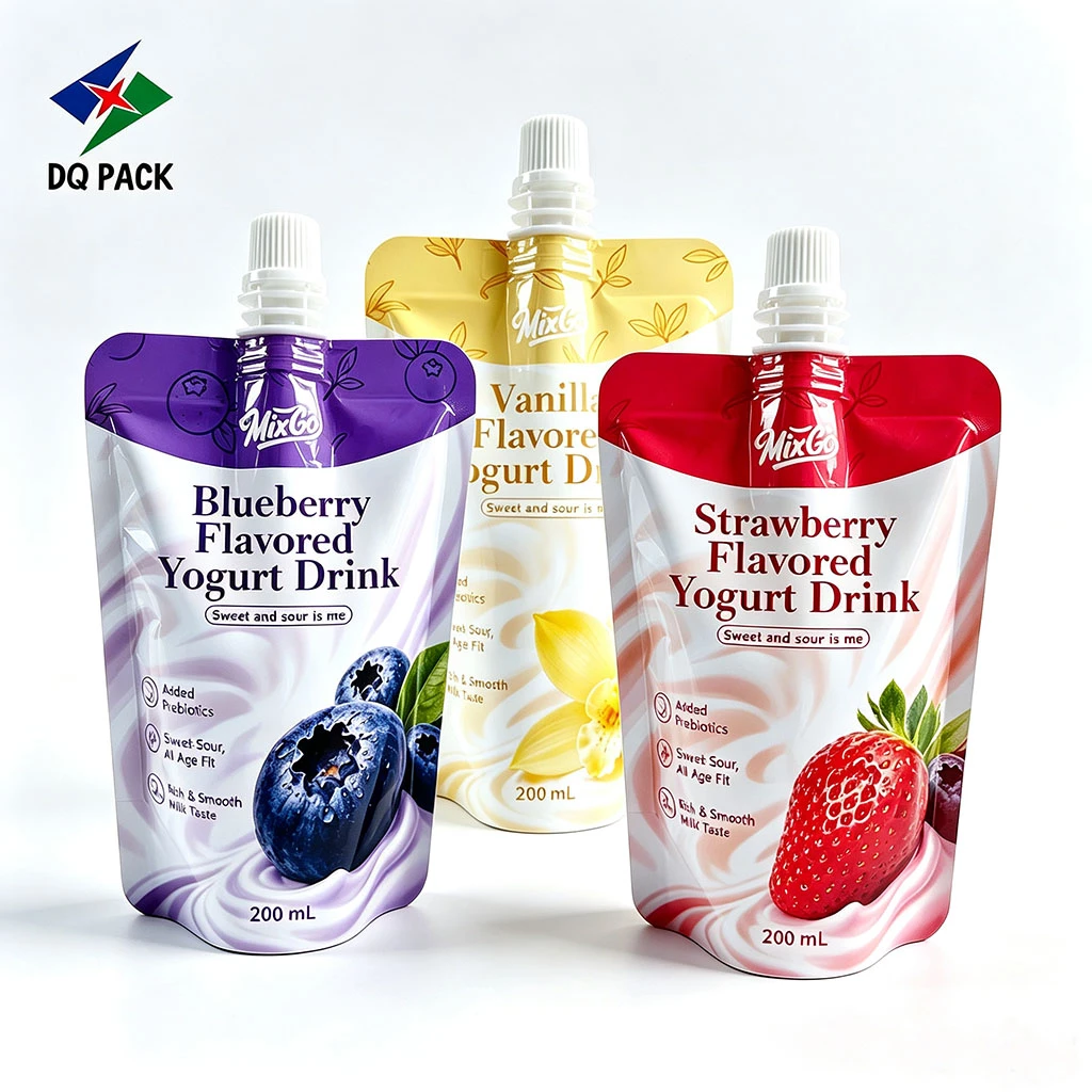 Custom Yogurt Drink Spout Pouches-DQ-PACK-1