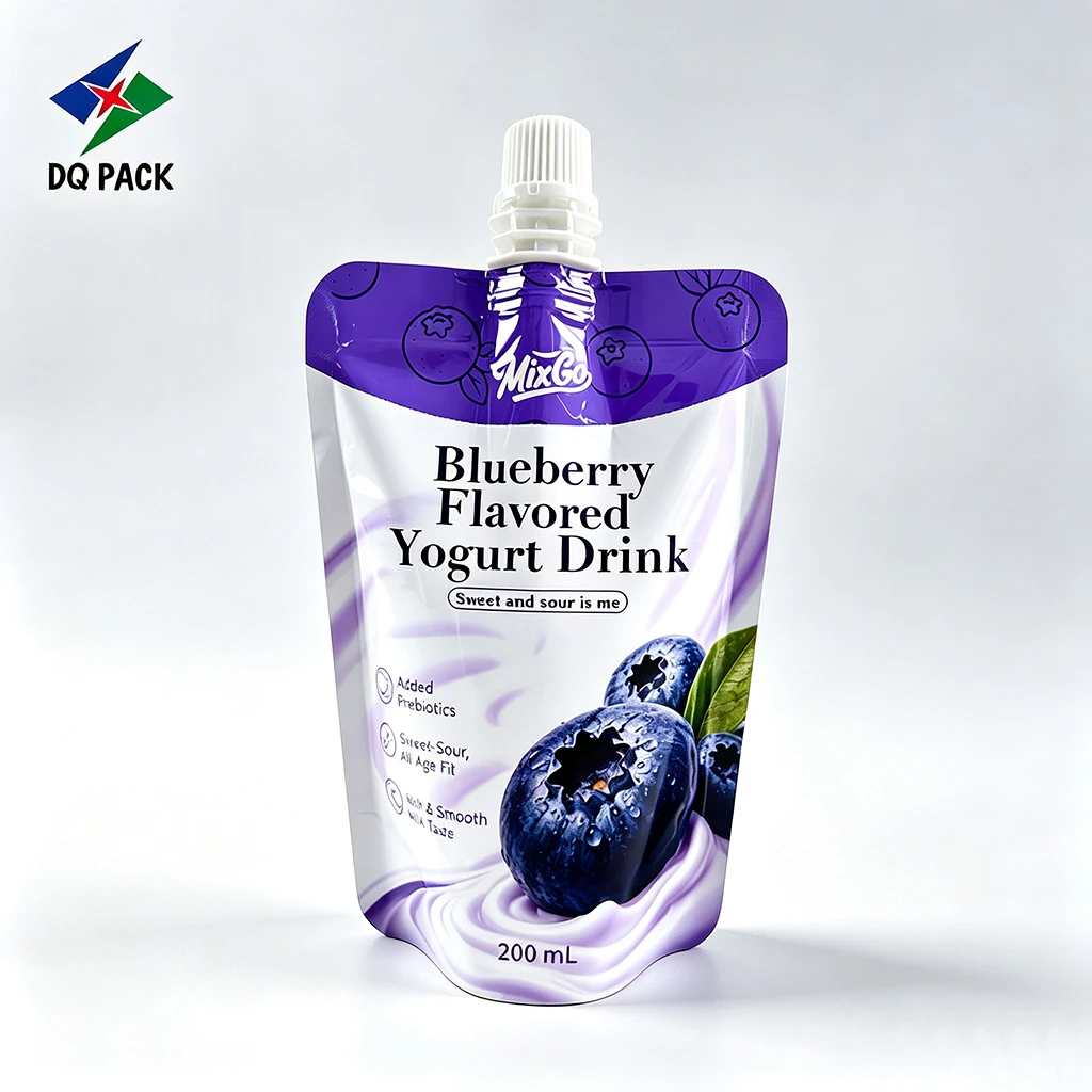 Custom Yogurt Drink Spout Pouches-DQ-PACK-3