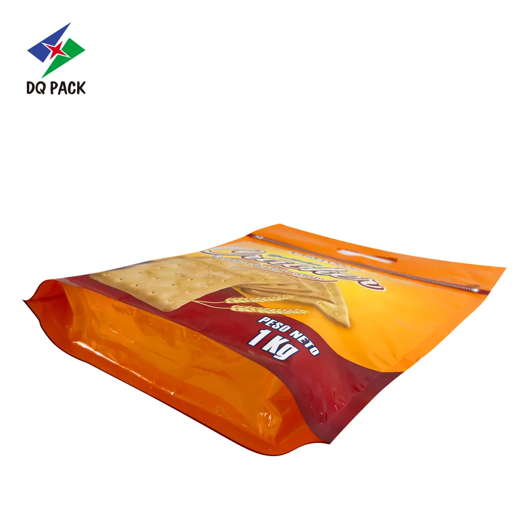 Custom Cracker Packaging Bag-Snack Stand-Up Zipper Pouch Supplier-2