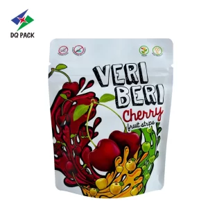 Custom Fruit Strips Snack Bag-Recyclable Stand-Up Zipper Pouches Wholesale-1