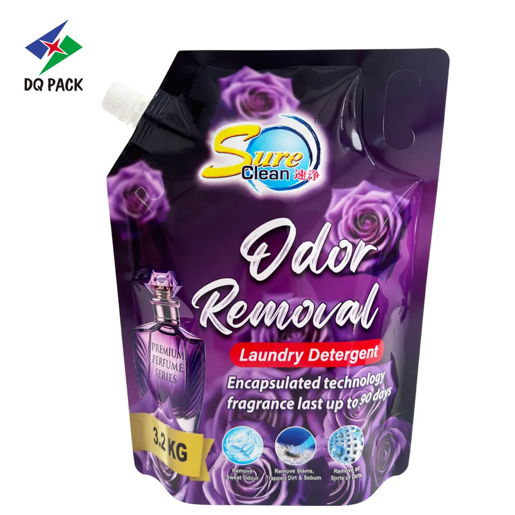 Custom Laundry Liquid Spout Pouch with Handle 3.5KG-1