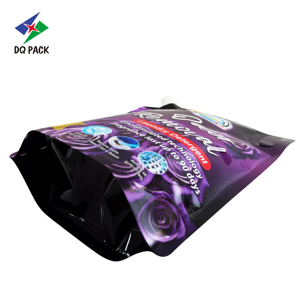 Custom Laundry Liquid Spout Pouch with Handle 3.5KG-3