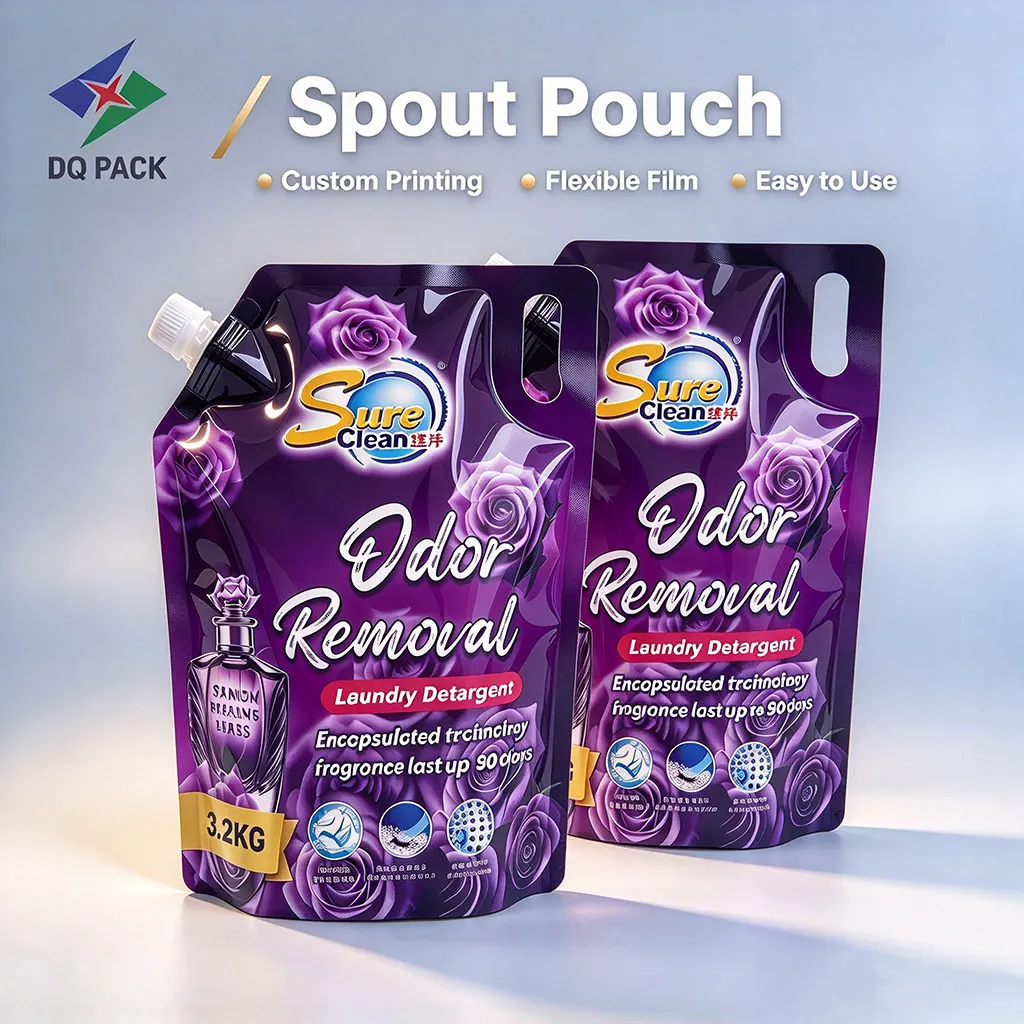 Custom Laundry Liquid Spout Pouch with Handle 3.5KG-5
