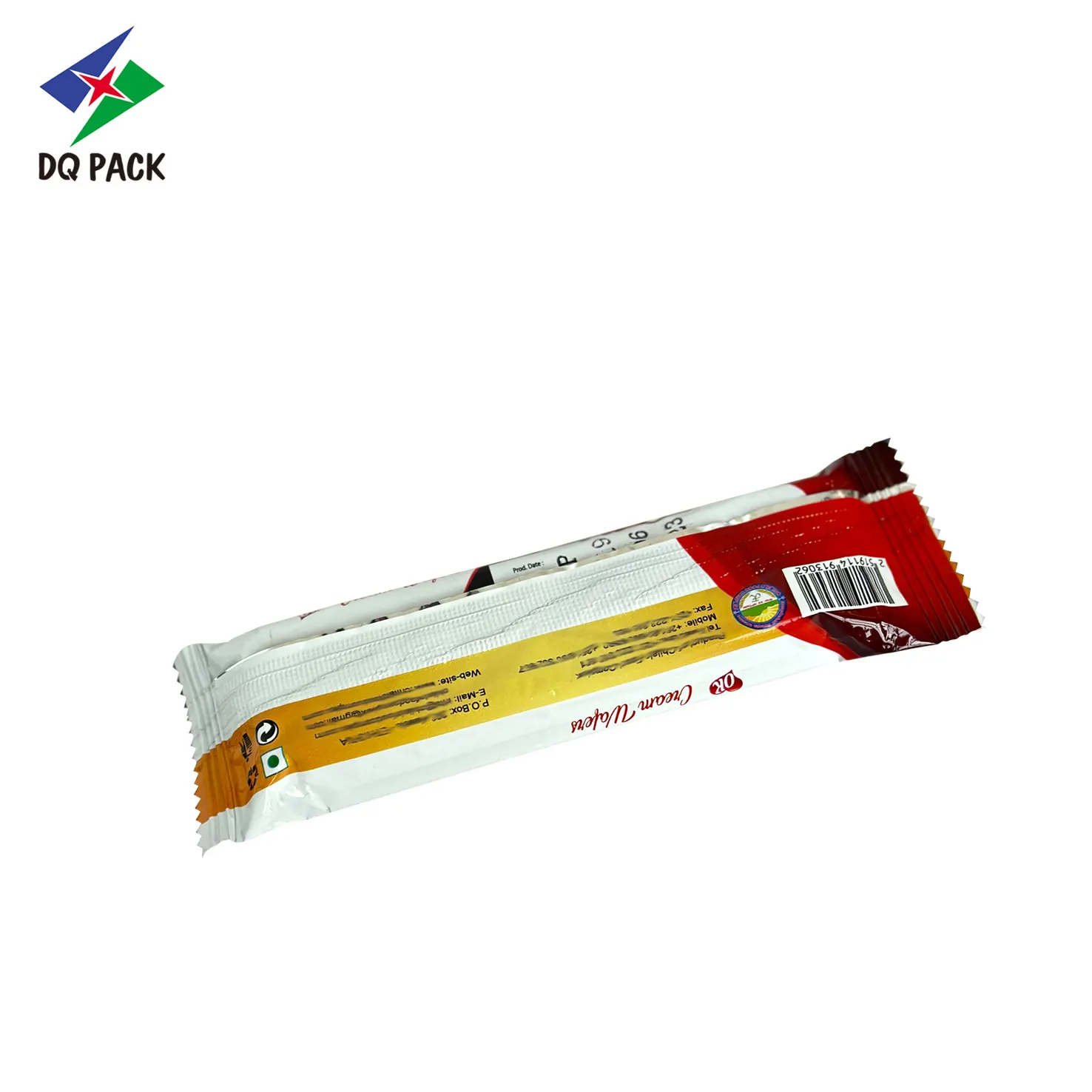Custom Sachet Packaging Film Roll for Wafer Biscuits, Food-Grade Laminated Supplier2