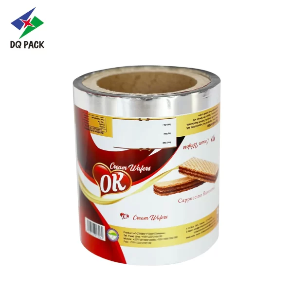 Custom Sachet Packaging Film Roll for Wafer Biscuits, Food-Grade Laminated Supplier4