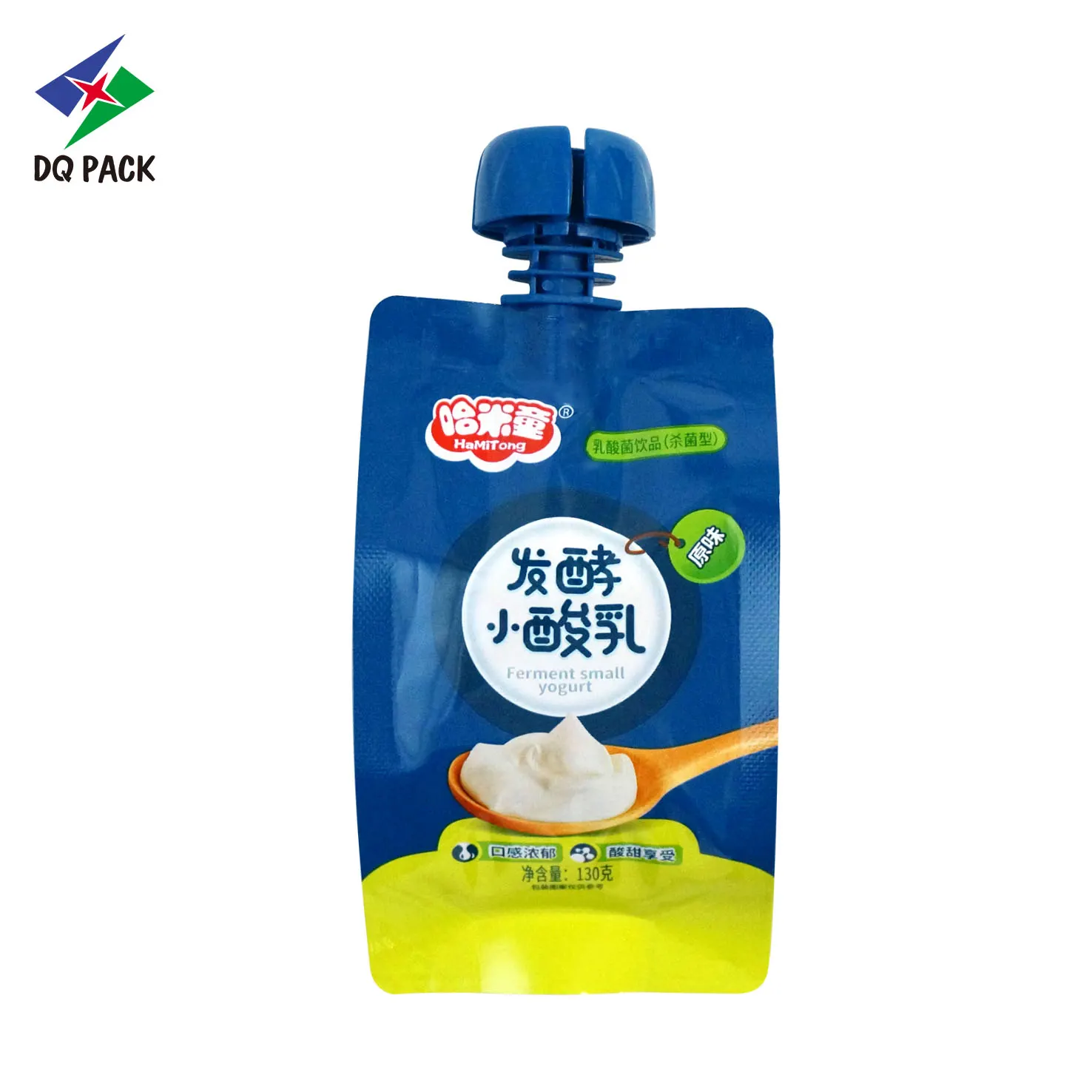Custom Yogurt Spout Pouch-130g Liquid Packaging Bag Supplier-4